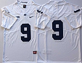 Penn State Nittany Lions 9 Trace McSorley White Nike College Football Jersey,baseball caps,new era cap wholesale,wholesale hats